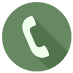 Telephone inside Green Circle